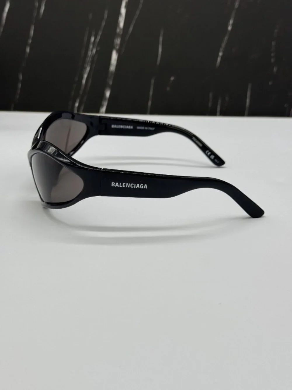 NEW BALENCIAGA BB0314S 001 BLACK UNISEX GEOMETRIC SUNGLASSES BALENCIAGA EYEWEAR